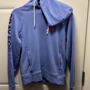 G/FORE Light Blue women’s XS hooded Sweater pray for birdies